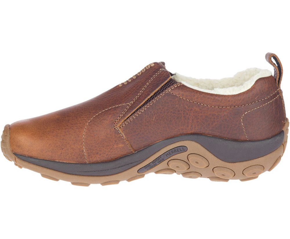 Merrell Slip Ons Brown - Jungle Moc Crafted Cozy - Mens 74HJLRNGV